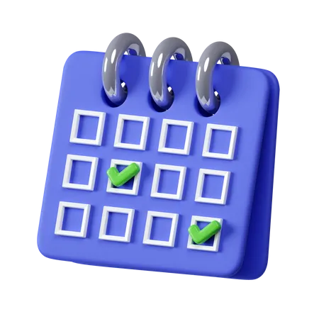 Calendar  3D Icon