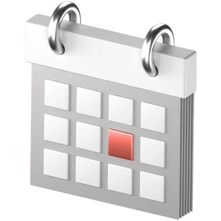 Calendar  3D Icon