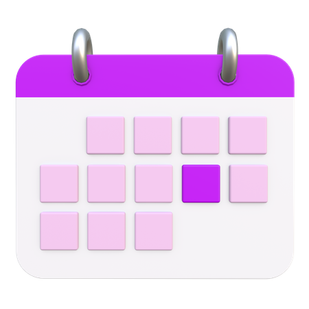 Calendar  3D Icon