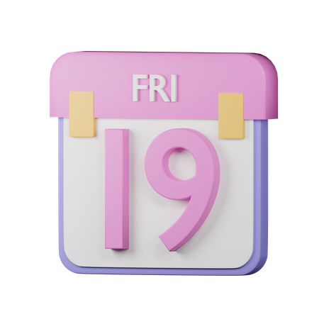 Calendar  3D Icon