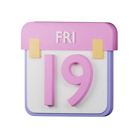 Calendar  3D Icon