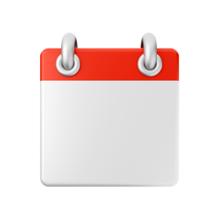 Calendar  3D Icon