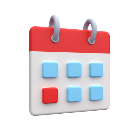 Calendar  3D Icon