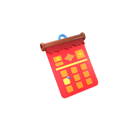 Calendar  3D Icon