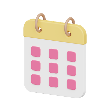 Calendar  3D Icon