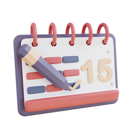 Calendar  3D Icon