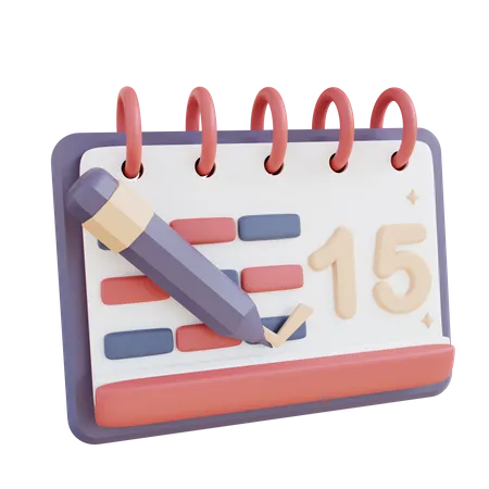 Calendar  3D Icon