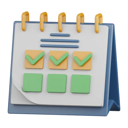 Calendar  3D Icon