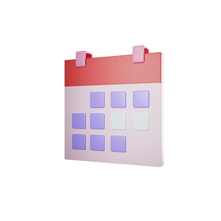 Calendar  3D Icon