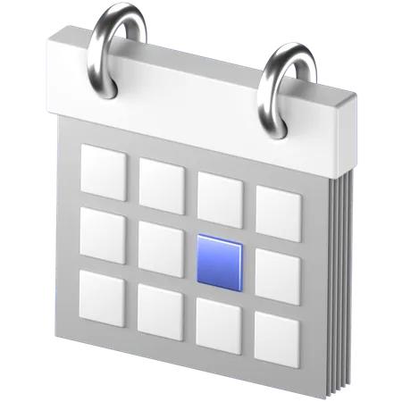 Calendar  3D Icon