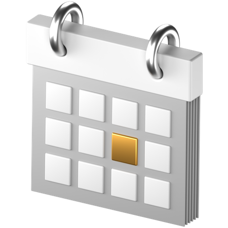 Calendar  3D Icon