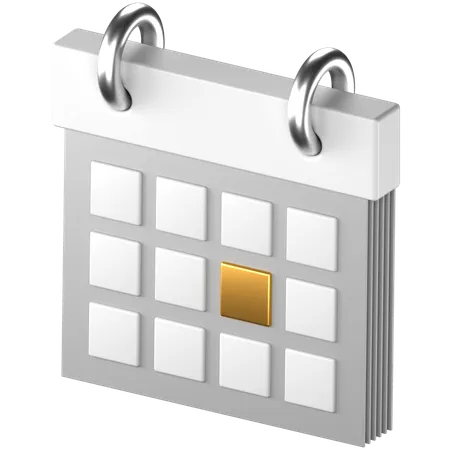 Calendar  3D Icon