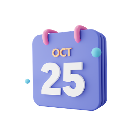 Calendar  3D Icon