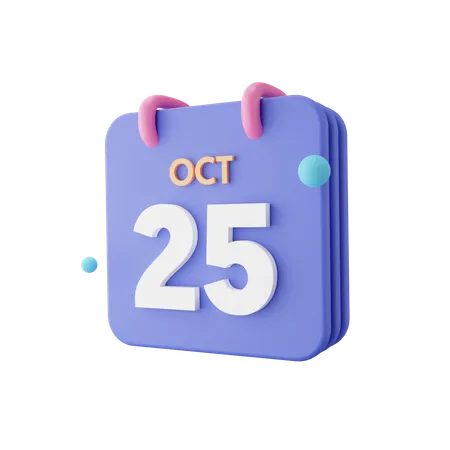 Calendar  3D Icon