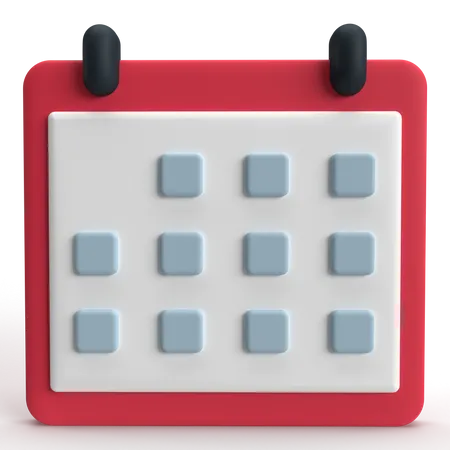 Calendar  3D Icon