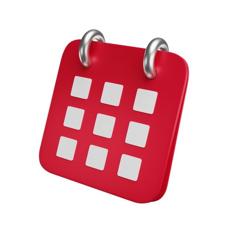 Calendar  3D Icon