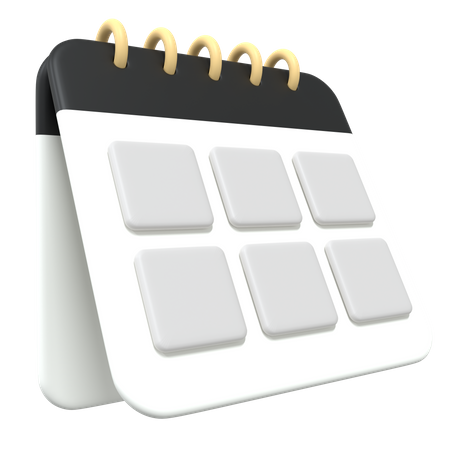 Calendar  3D Icon