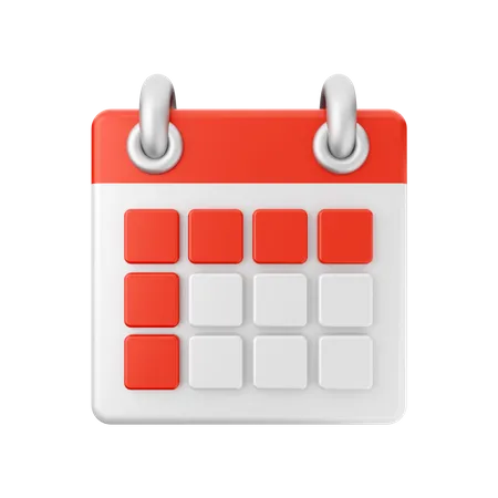 Calendar  3D Icon