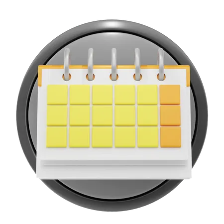 Calendar  3D Icon