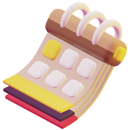 Calendar  3D Icon