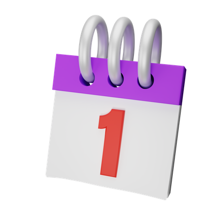 Calendar  3D Icon