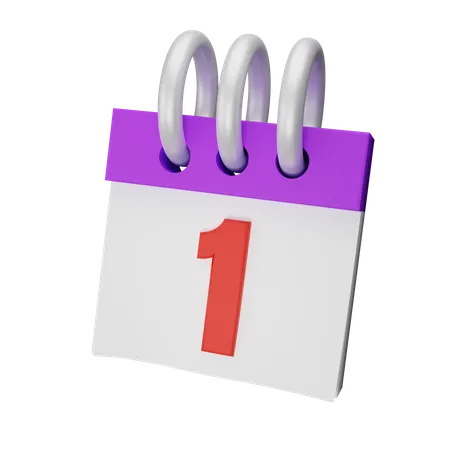 Calendar  3D Icon