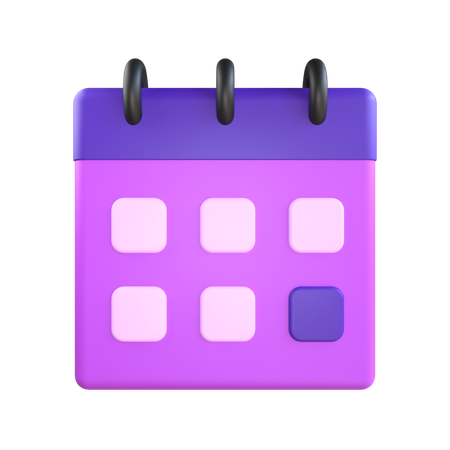 Calendar  3D Icon