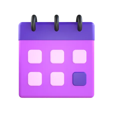 Calendar  3D Icon