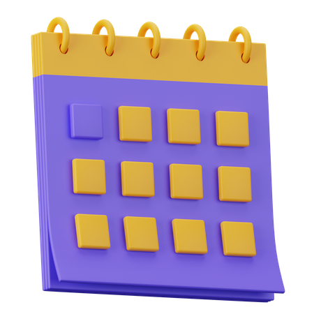 Calendar  3D Icon