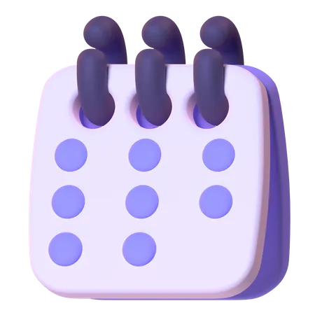 Calendar  3D Icon