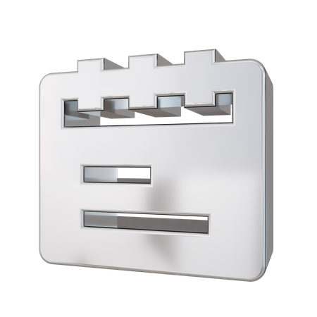 Calendar  3D Icon