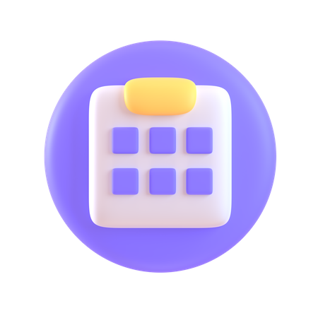 Calendar  3D Icon