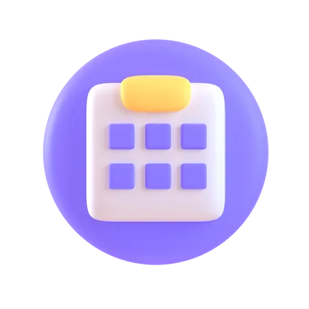 Calendar  3D Icon