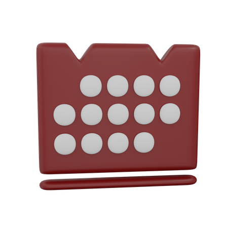 Calendar  3D Icon