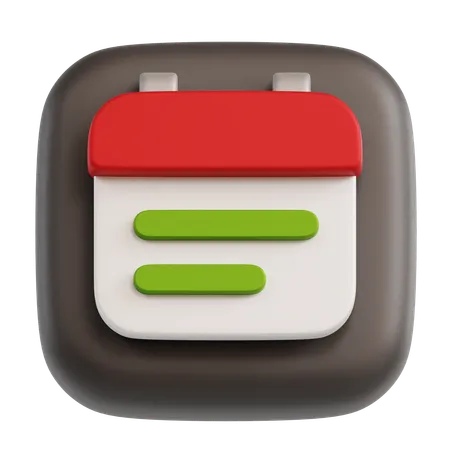 Calendar  3D Icon