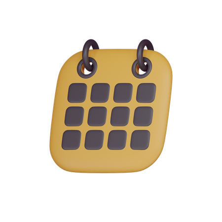 Calendar  3D Icon