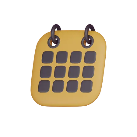 Calendar  3D Icon