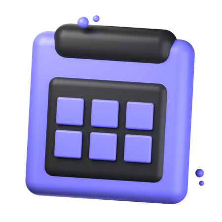 Calendar  3D Icon