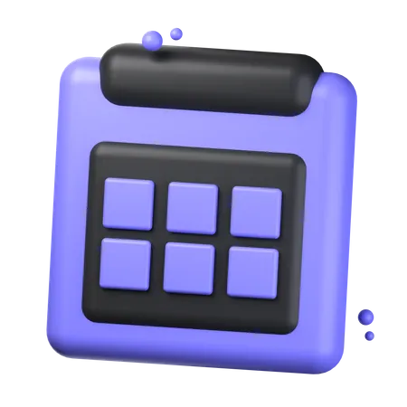 Calendar  3D Icon