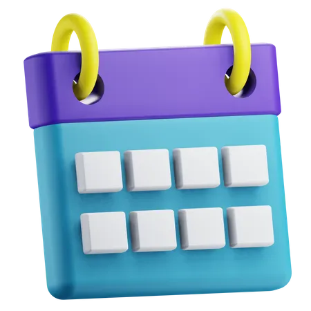 Calendar  3D Icon