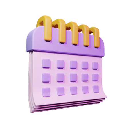 Calendar  3D Icon