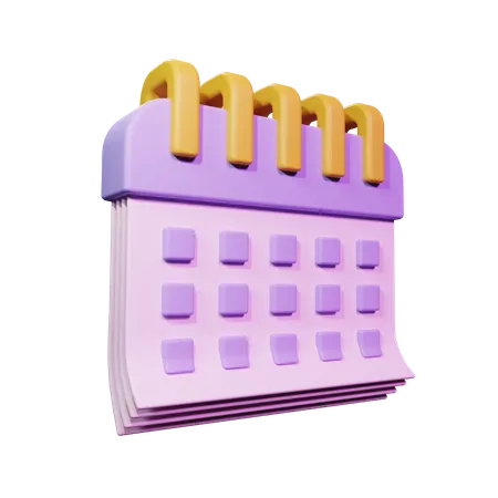 Calendar  3D Icon