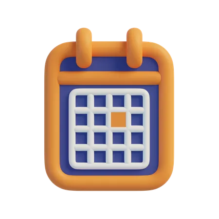 Calendar  3D Icon