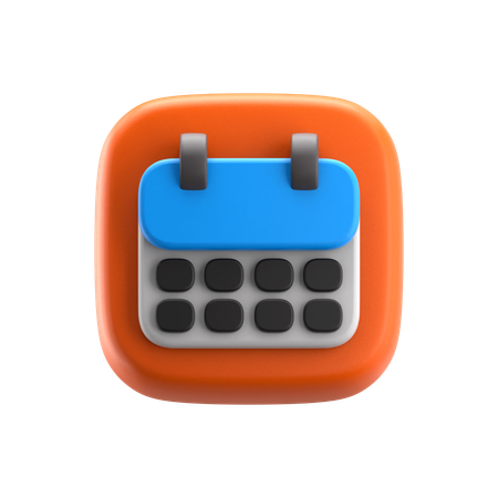 Calendar  3D Icon