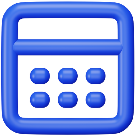 Calendar  3D Icon