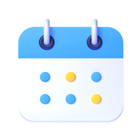 Calendar  3D Icon