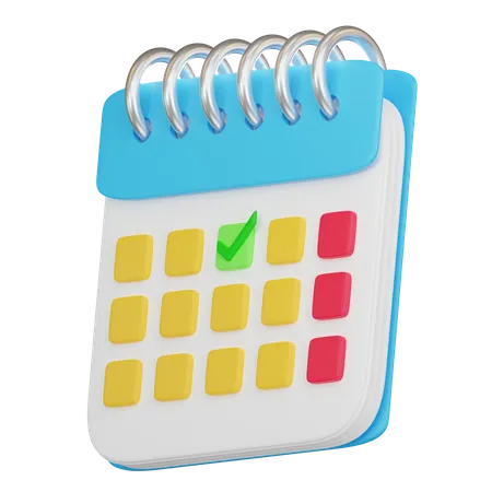 Calendar  3D Icon