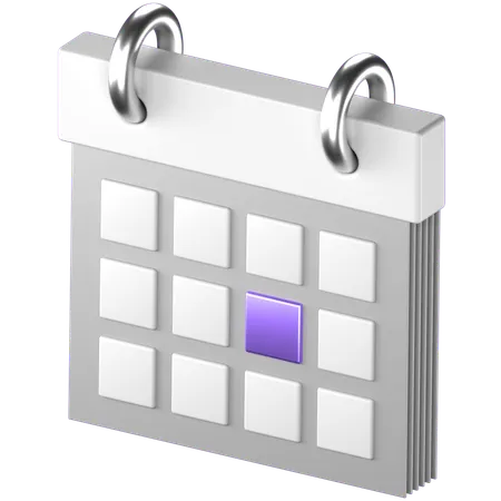 Calendar  3D Icon