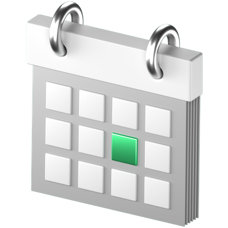 Calendar  3D Icon