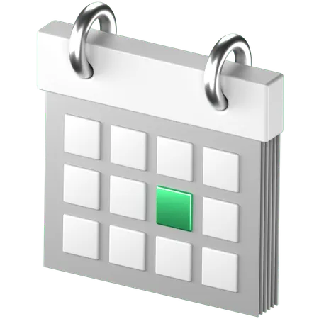 Calendar  3D Icon